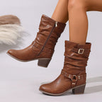 Warrina™ | Elegant Western Ankle Boots