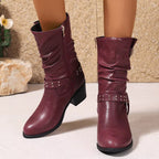 Warrina™ | Elegant Western Ankle Boots