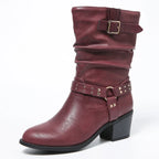 Warrina™ | Elegant Western Ankle Boots