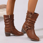 Warrina™ | Elegant Western Ankle Boots