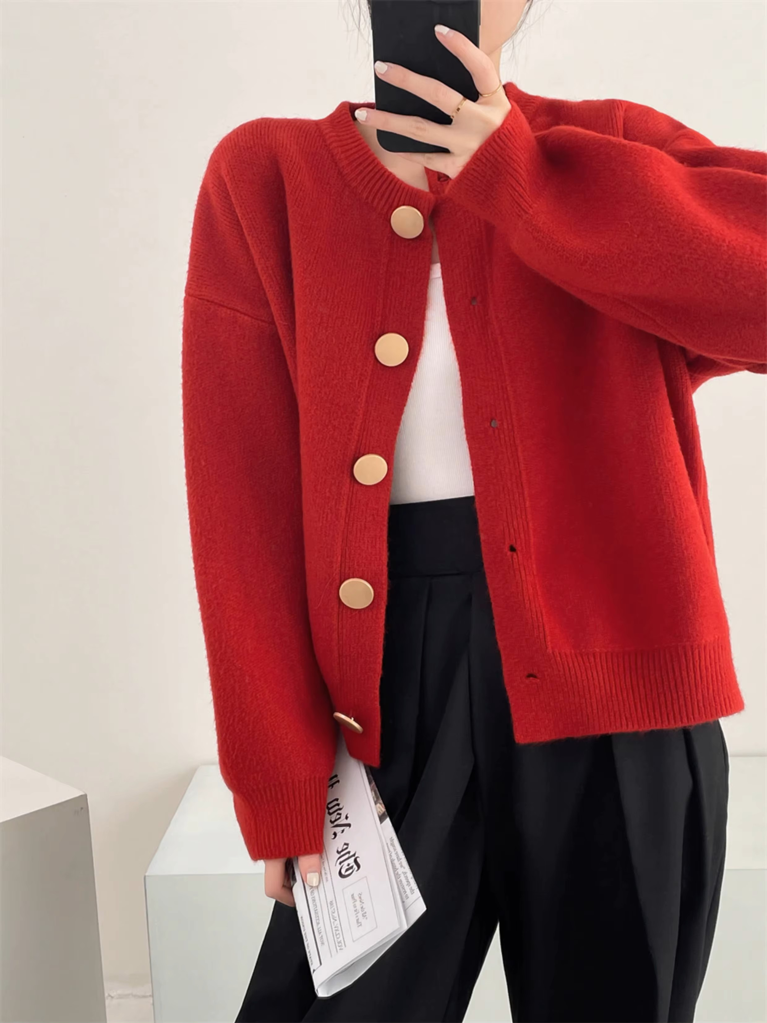 Tahlia™ | Minimal Button Cardigan