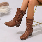 Warrina™ | Elegant Western Ankle Boots