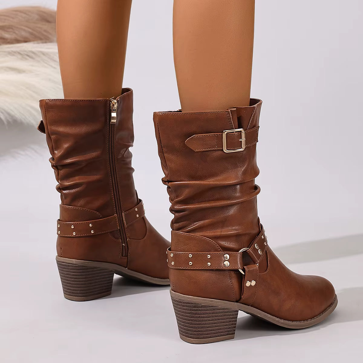 Warrina™ | Elegant Western Ankle Boots
