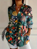 Elanora™ Colourful Blouse with Playful Print