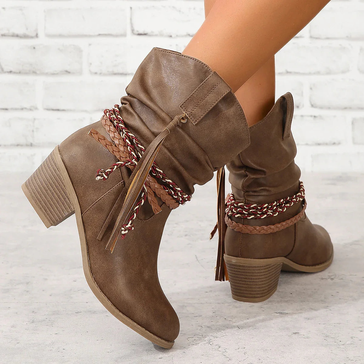 Kalinda™ | Elegant Mid-Calf Boots