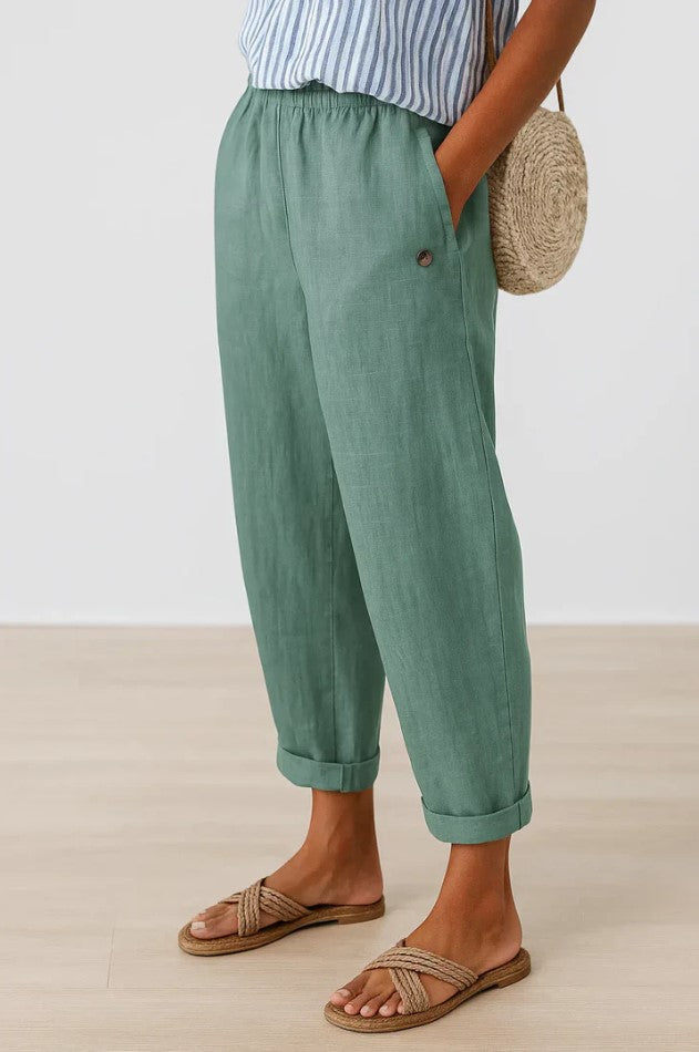 Lila™ Timeless Linen Trousers