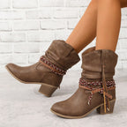 Kalinda™ | Elegant Mid-Calf Boots