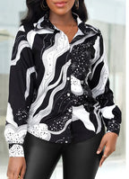 Melvara™ | Chain Print Shirt