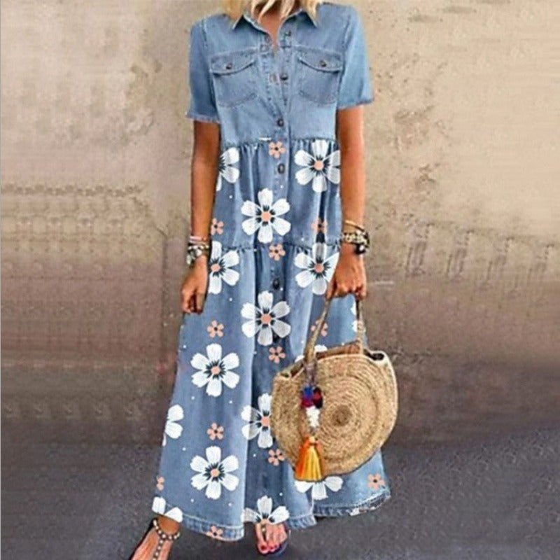 Kirra™ | Denim Flower Dress