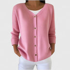 Norabella™ | Classic V-Neck Cardigan
