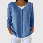 Norabella™ | Classic V-Neck Cardigan