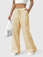 Isla | Wide-Leg Striped Trousers