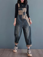 Brenda - Vintage Washed Denim Dungaree
