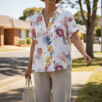 Amara™ | Lightweight Blouse With Floral Print