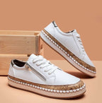 Oluchi™ | Floral Orthopedic Zipper Sneakers