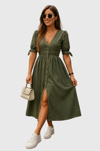 Jacqueline™ | Elegant Denim Dress