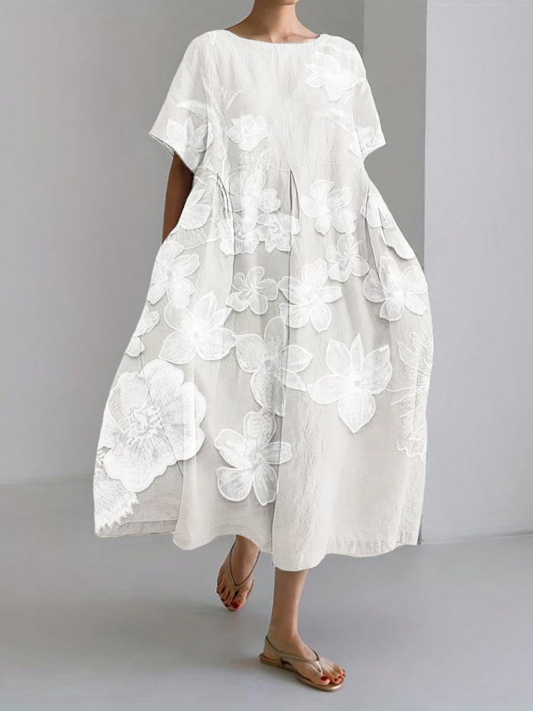 Aurora™ | Elegant Floral Print Dress