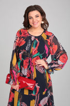 Florinda™ Elegant Floral Dress