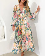 Taylor - Elegant Floral Maxi Dress