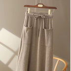 Vienna Cashmere Midi-Skirt