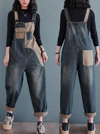 Brenda - Vintage Washed Denim Dungaree