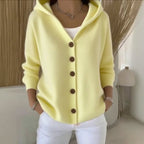 Aaliyah™ | Effortless Comfort - Soft Hooded Knit Cardigan