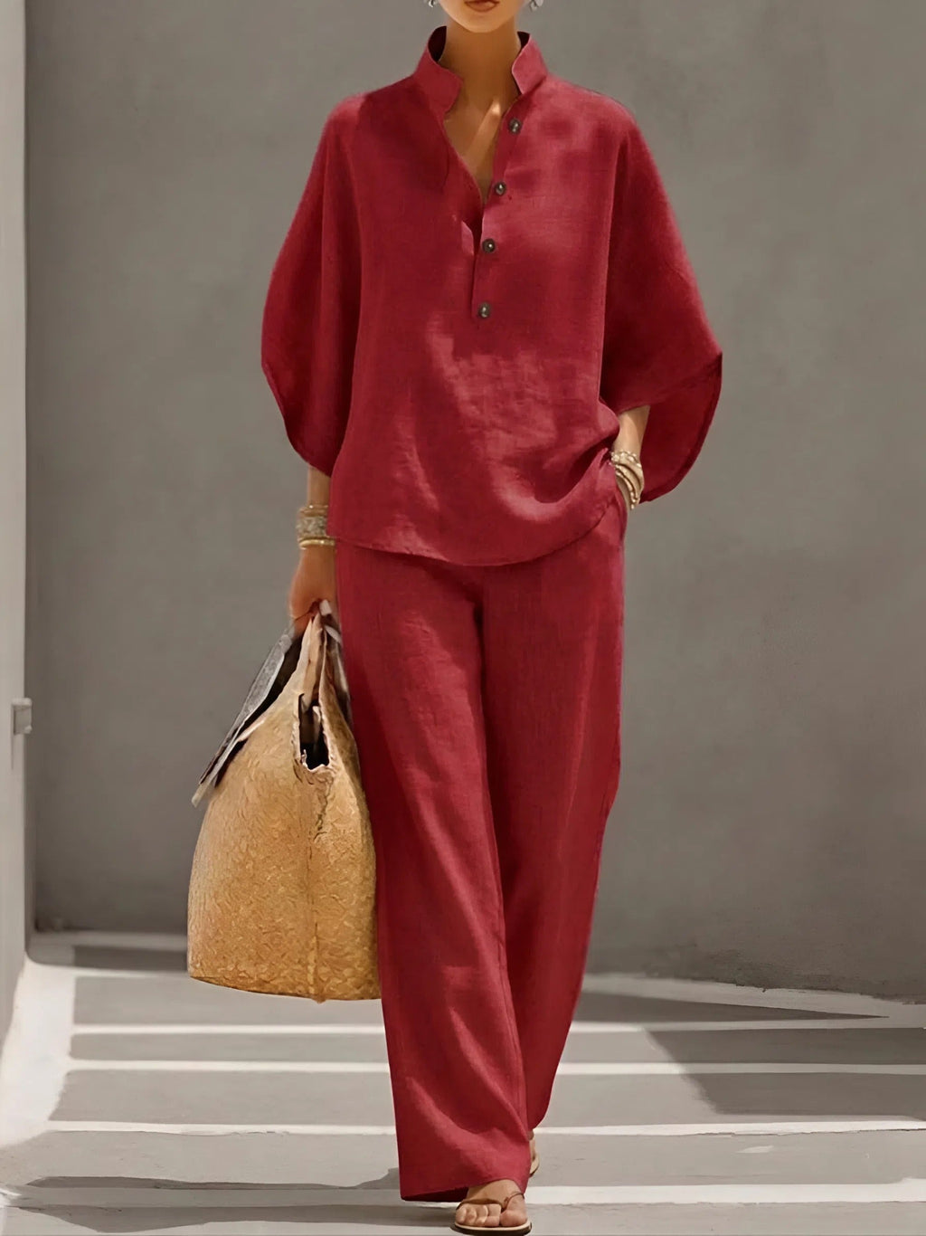 Claire | Linen Two-Piece Set