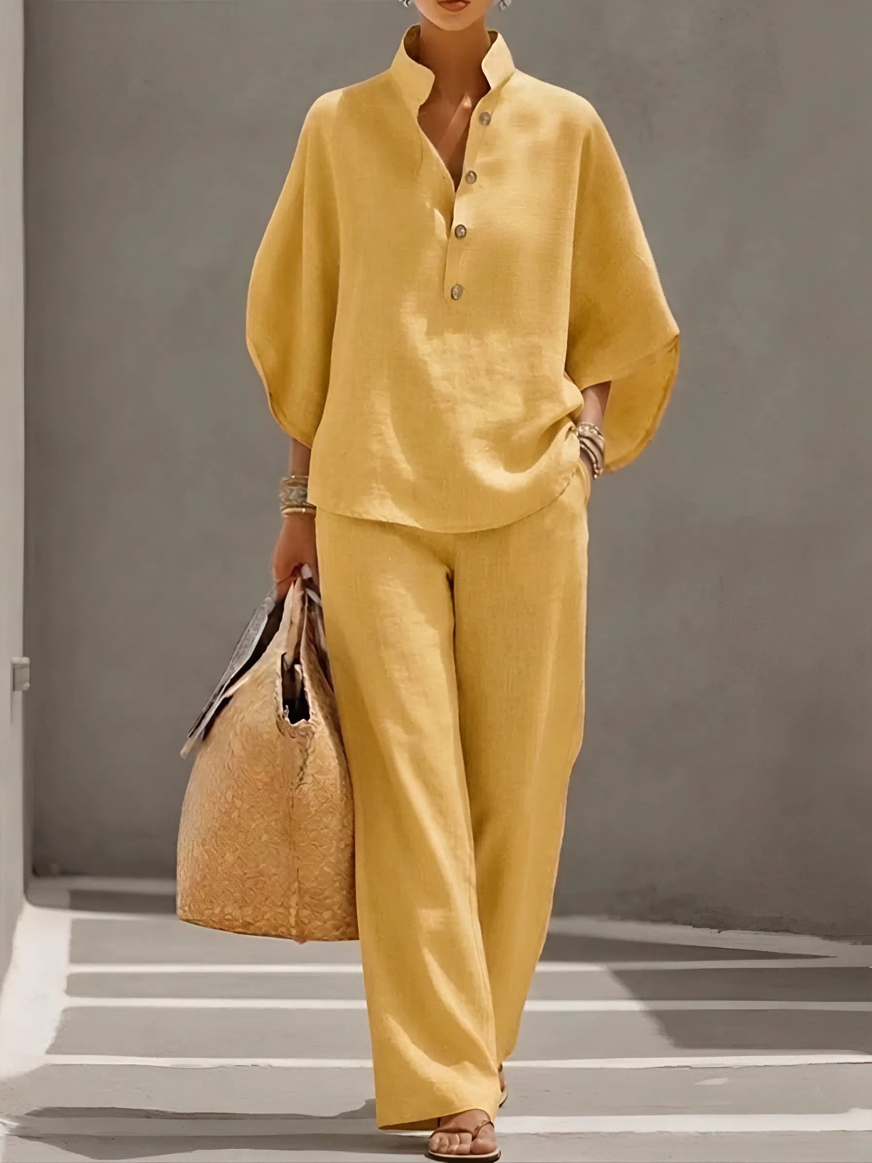 Claire | Linen Two-Piece Set