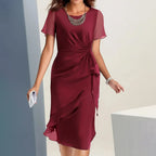 Clara - Soft-Touch Gathered-Waist Dress