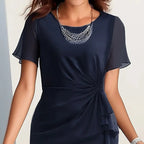 Clara - Soft-Touch Gathered-Waist Dress